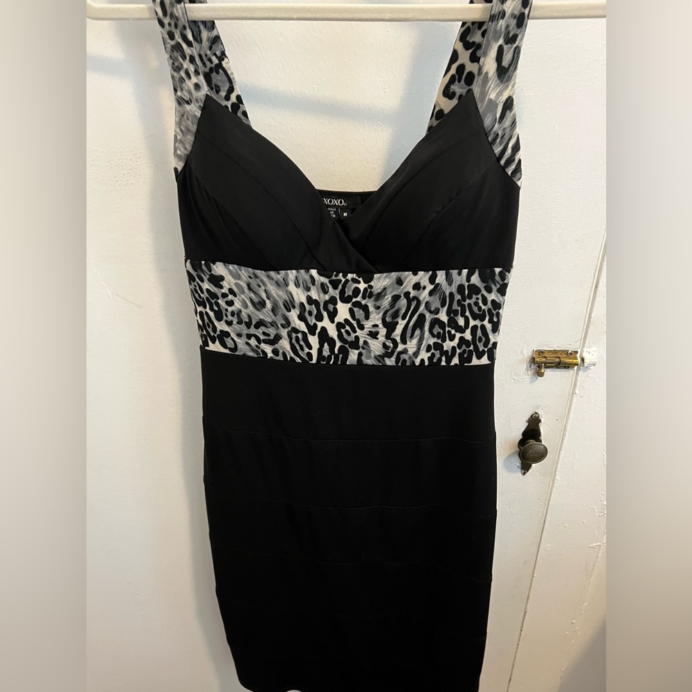 Animal print bodycon dress 🐆